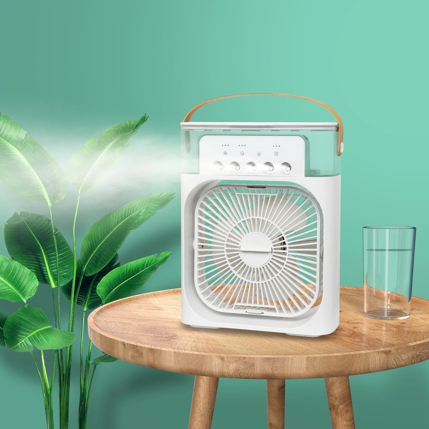 Mini Portable Air Cooler - 10-Inch Large Air Conditioner Fan
