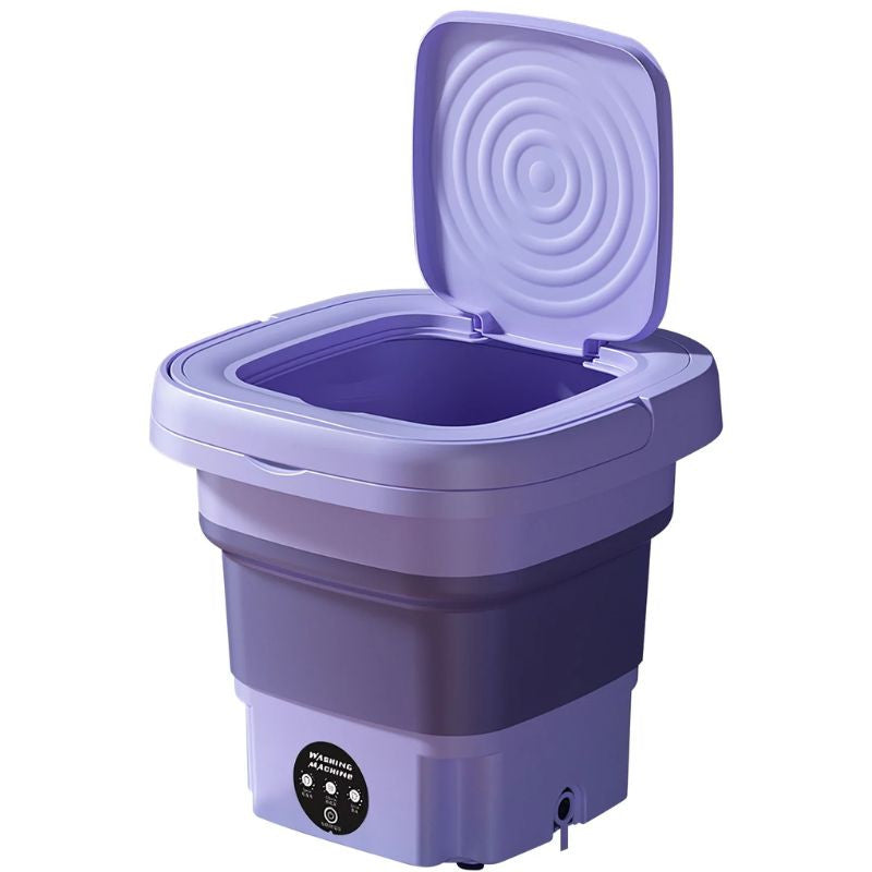 Portable Foldable Mini Washing Machine | Heat Temperature Control for Underwear & Baby Clothes